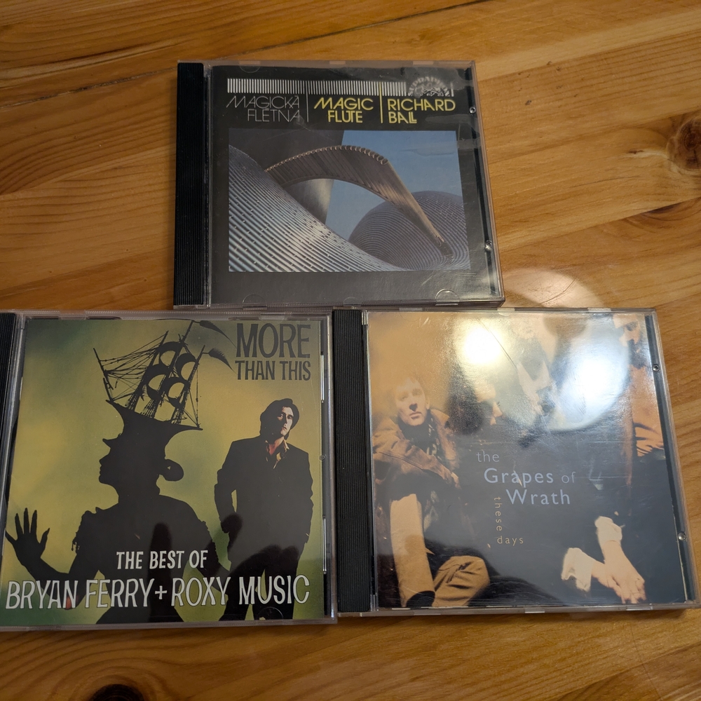 CD Collection: Magic Flute, Roxy Music, Grapes of Wrath